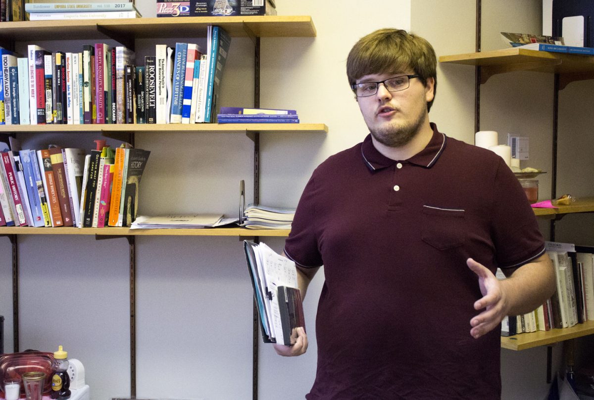 Clayton Callahan, event coordinator and history graduate student, discusses all the work that goes into planning Constitution Day at ESU. Callahan is Amanda Miracle&#8217;s, director of Constitution Day and associate professor of history, assistant for Constitution Day.