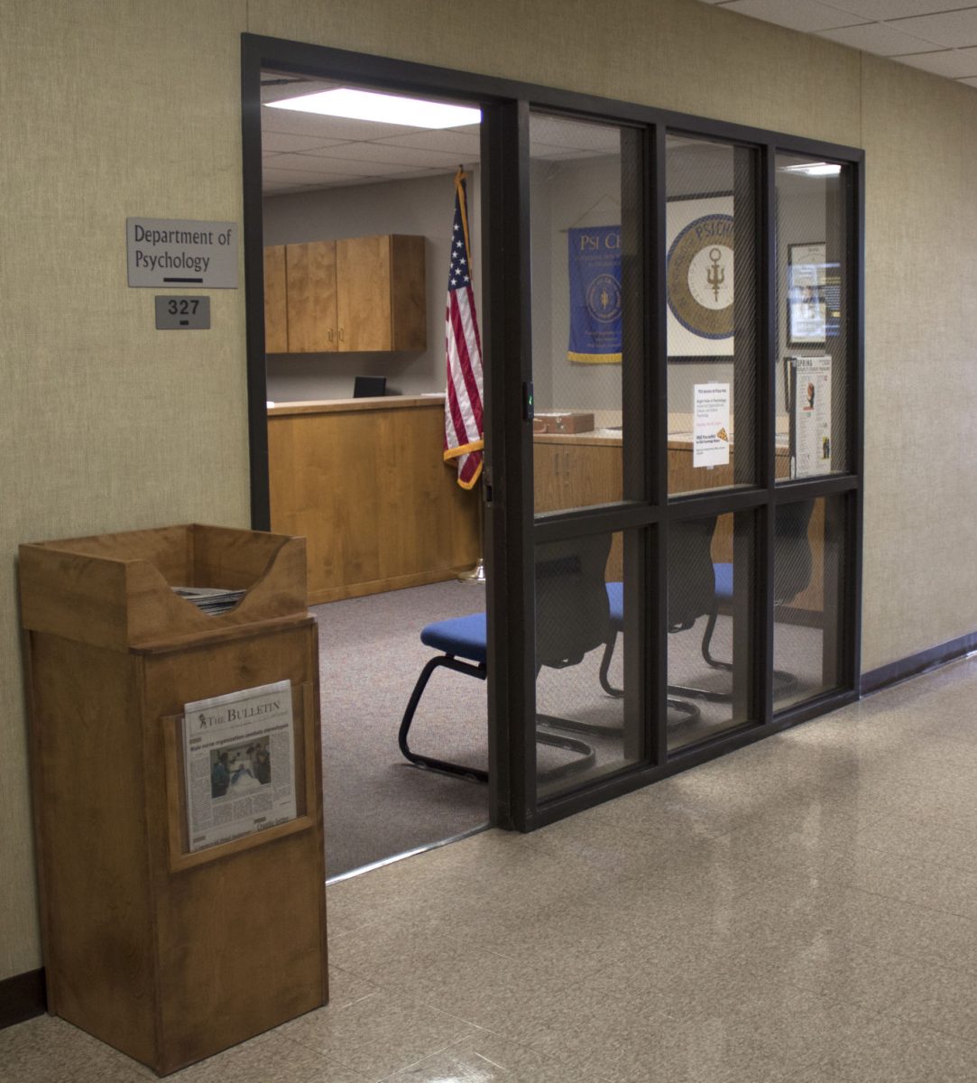 The Psychology Department where Professor Brian Schrader works. Schrader was accused of sexual misconduct by an undergraduate student last year.