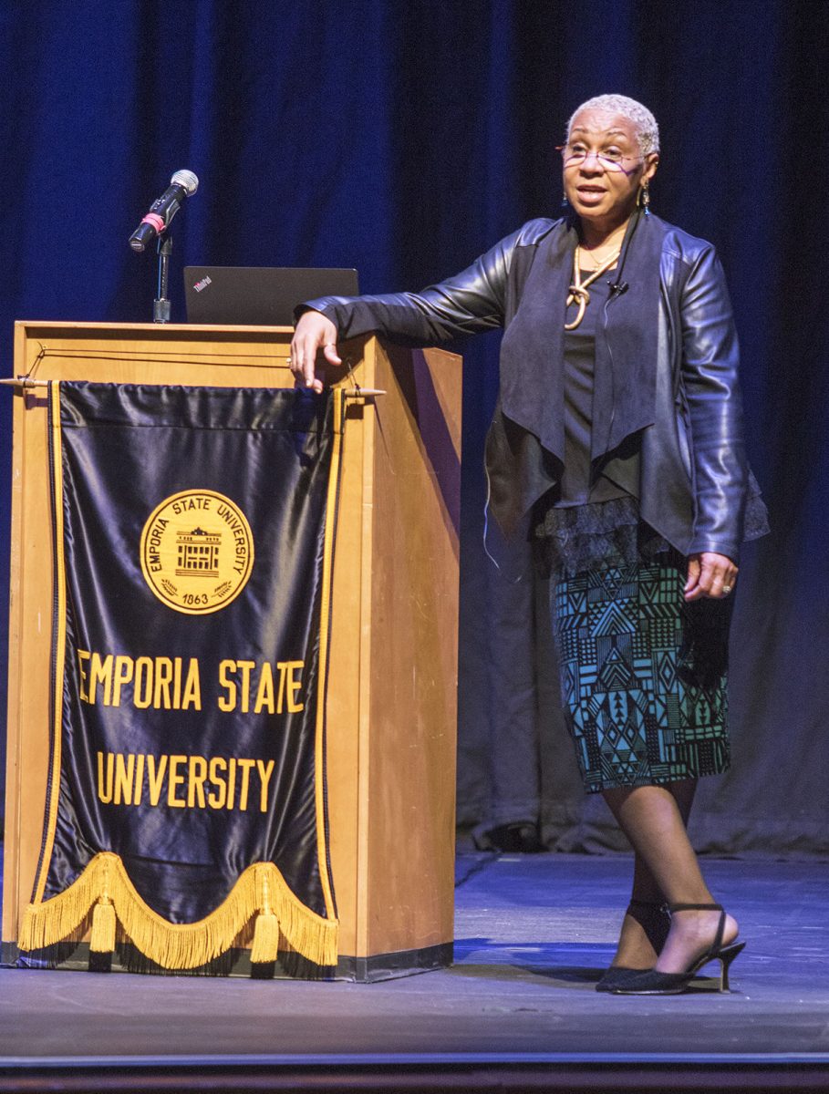 Joy DeGruy, a nationally and internationally renowned researcher, educator, author and presenter, spoke last Thursday in Albert Taylor Hall over Post Traumatic Slave Syndrome. DeGruy discussed her experiences as a black woman in the Unived State.