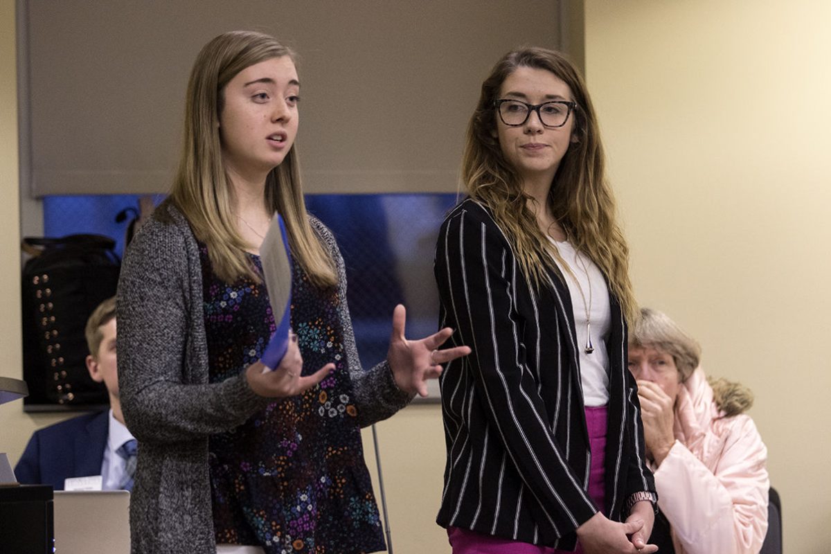 Jenna Pennington, president of Trauma Informed Educators and senior elementary major, and Shannon McCullagh, senior elementary education major, talks about the importance of educating future teachers on how to instruct students who come from traumatic backgrounds.