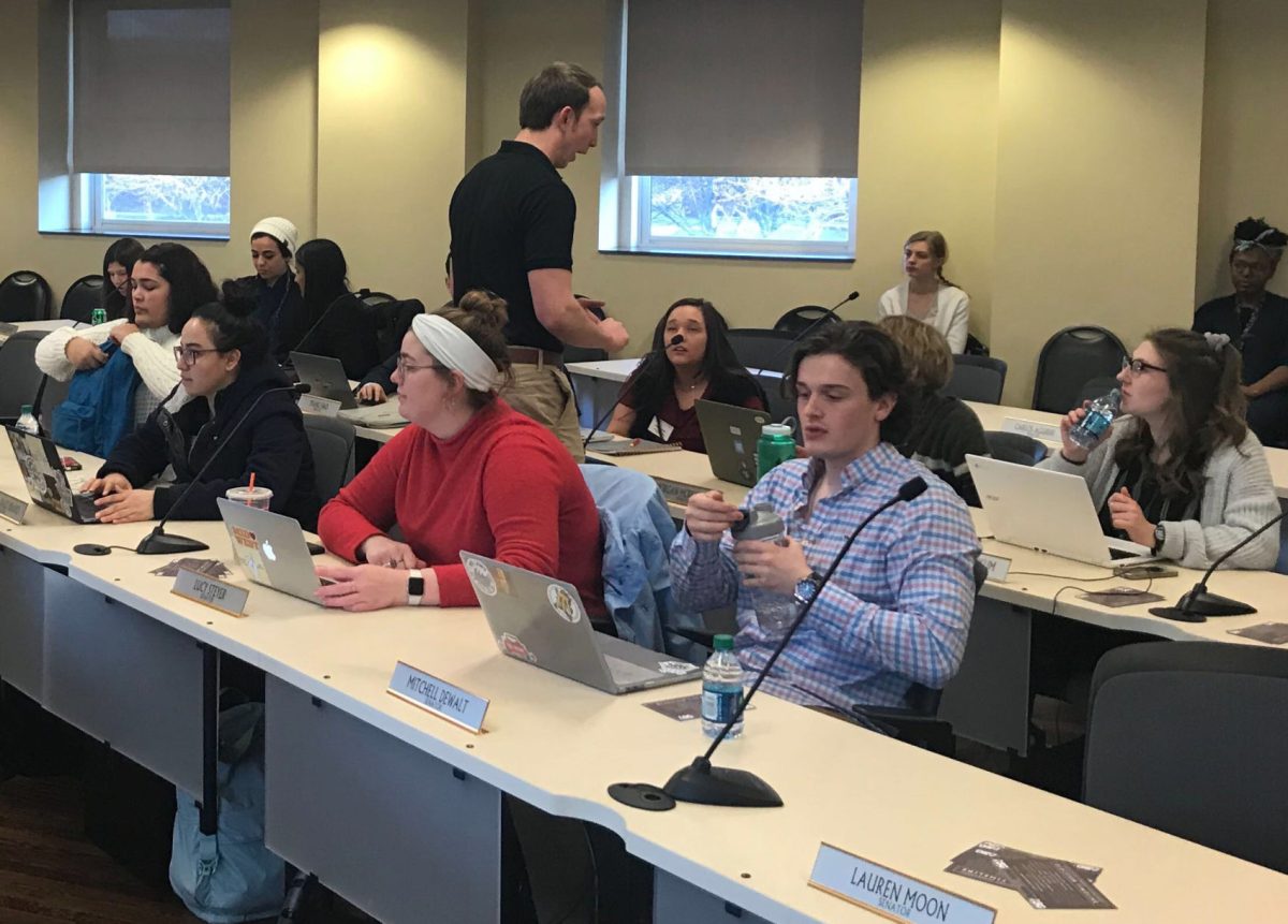 Associated Student Government prepares for the first readings of the Line Item Organizations. ASG reviews student fees yearly.&#160;