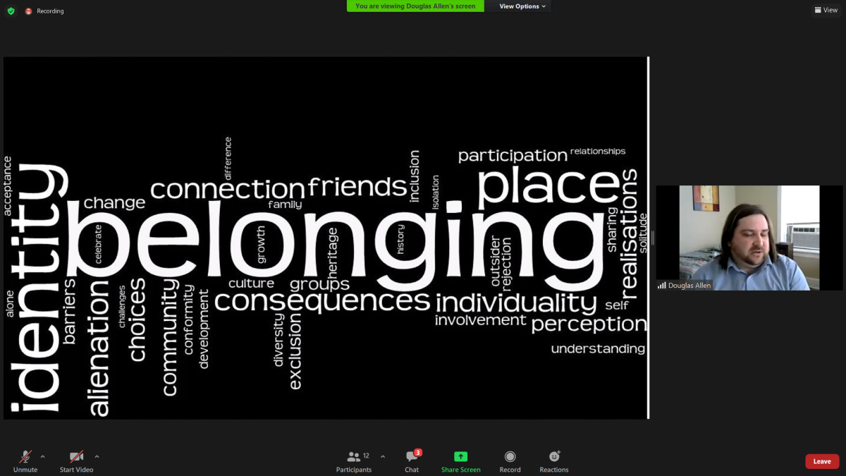 Douglas Allen, assistant professor of Geography at Emporia State, presents at the first&#160;Ethnic and Gender Studies virtual EGSTalk of 2021. Allen's presentation covered issues of urban planning, issues of race and how the spaces we live in define us.&#160;