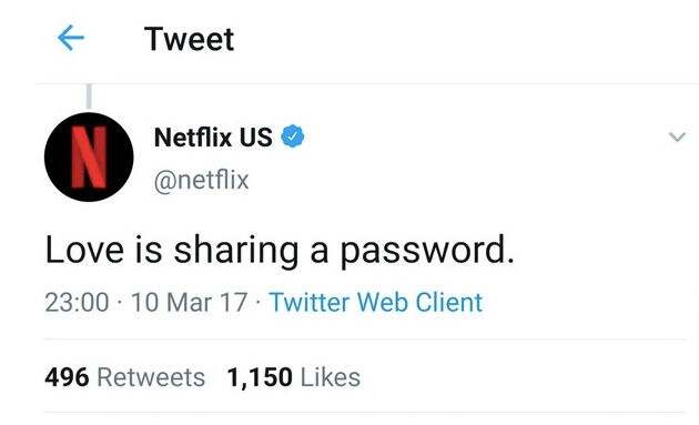 Netflix and bill