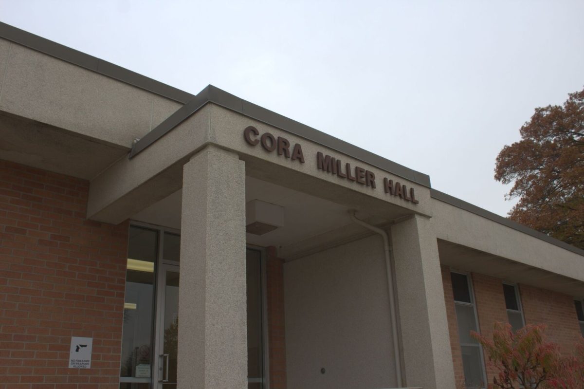 Cora Miller Hall, adjacent to Newman Regional Health, pictured this week. Cora Miller has been used to educate students for 3 decades.