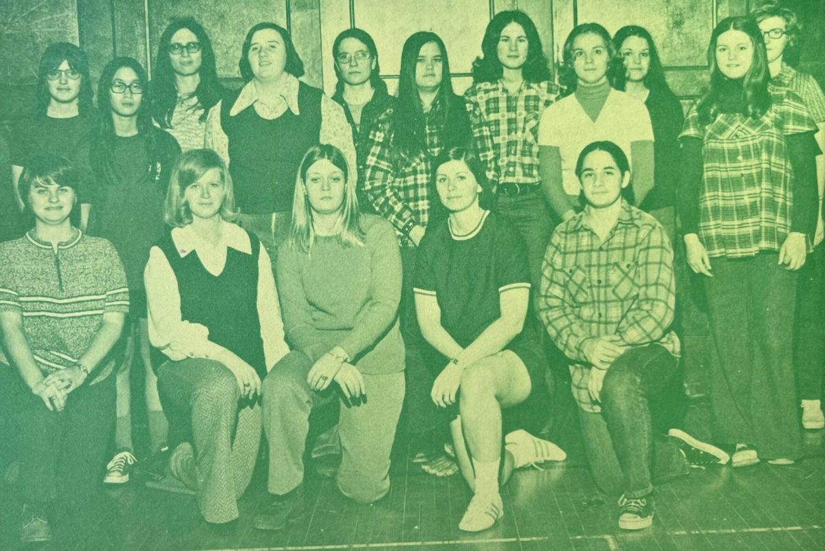 Team 1 poses for their yearbook photo in 1973. The team had 20 players who played 10 games in the regular season.&#160;