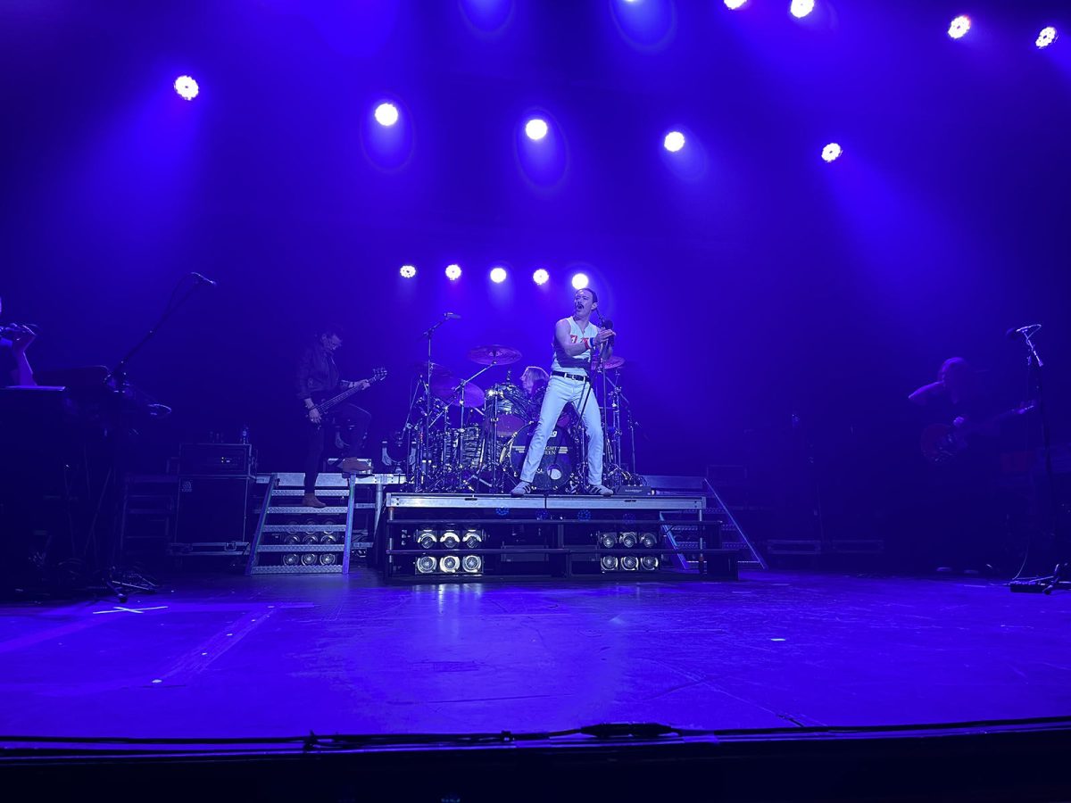 Gary Mullen &amp; The Works perform one of Queen&#8217;s greatest hits at the Emporia Granada Theatre on March 14.