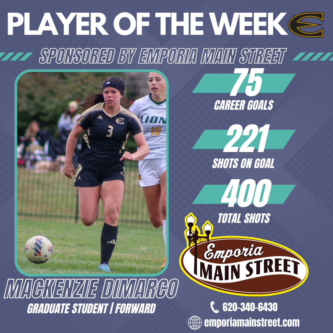 Mackenzie Dimarco named Emporia Main Street Player of the Week