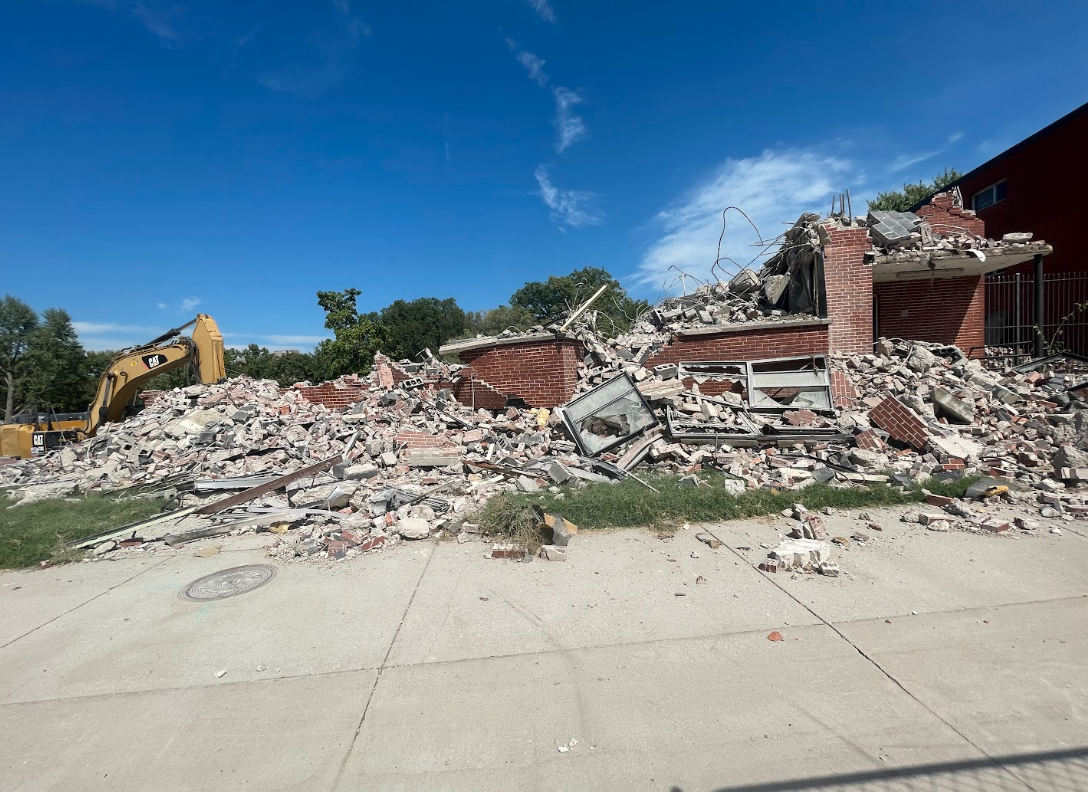 The process of Morse Complex being demolished on Aug.11