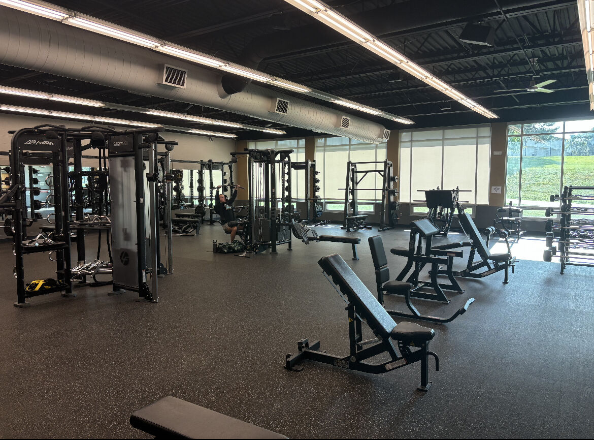 The Student Recreation and Fitness Center's weightroom reopened last week after a February car wreck prompted seven months of construction to the area.&#160;
