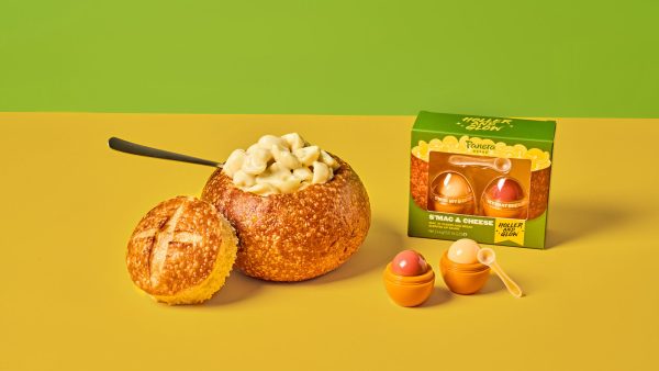 Panera and Holler and Glow Stir Up the Ultimate Comfort Food-Inspired Beauty Collab: Meet S’Mac and Cheese Lip Balm